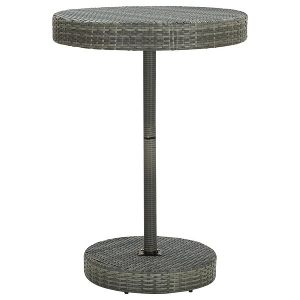 vidaXL Patio Table Gray 29.7