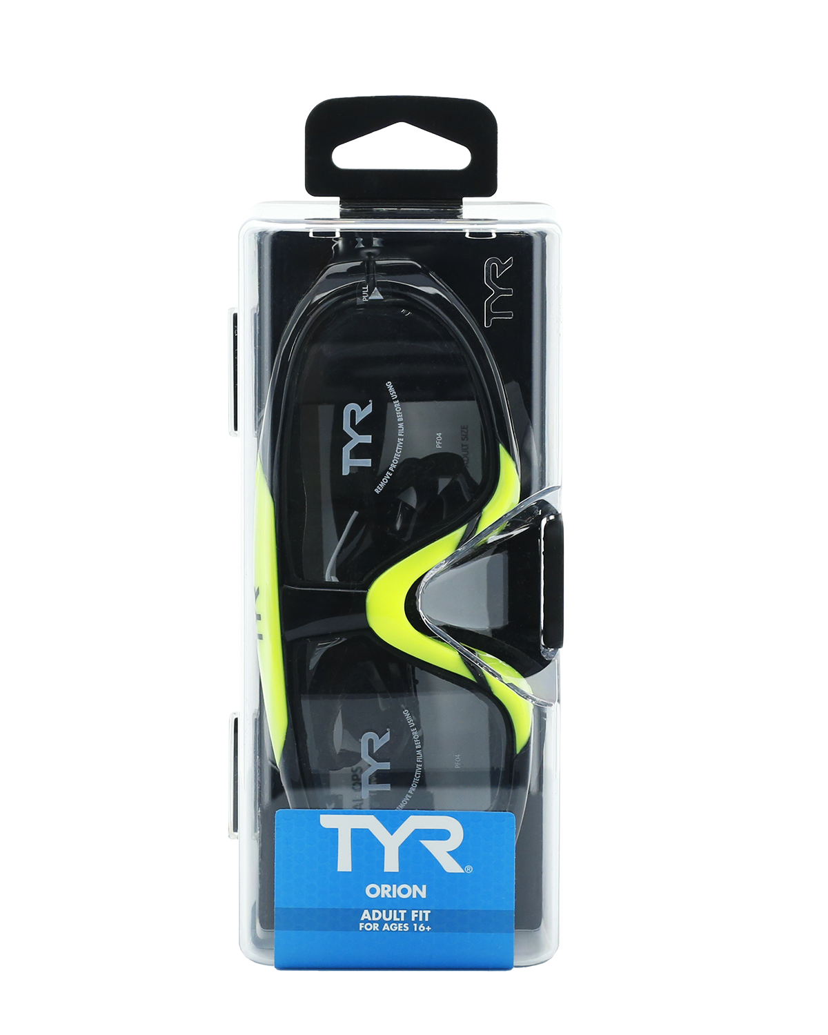 TYR Black and Yellow Swimming Sport Goggles