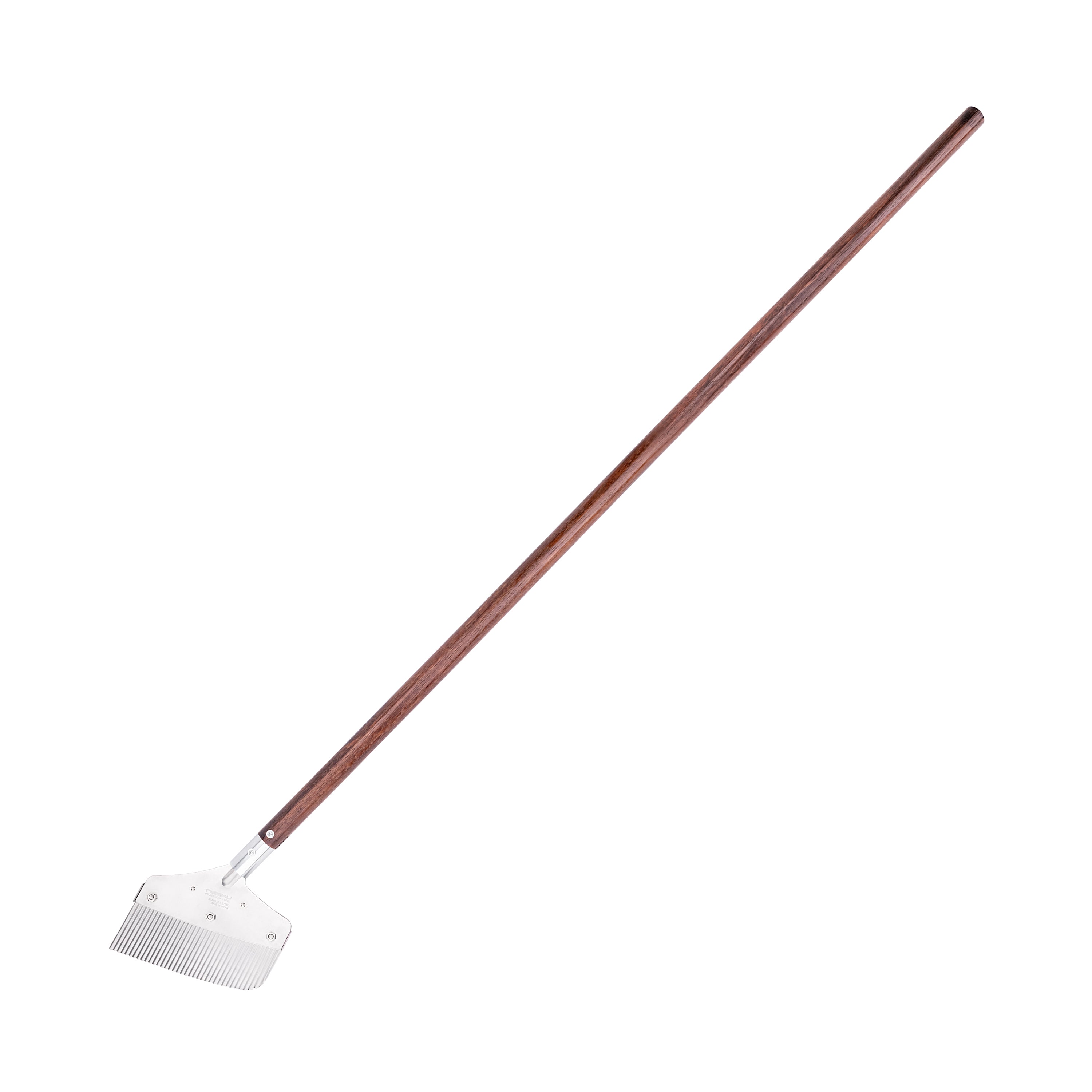 Nisaku Japanese Stainless Steel Weed Sweeper, 7.25-inch Blade, 59-inch Handle, Zassou Burush Obake