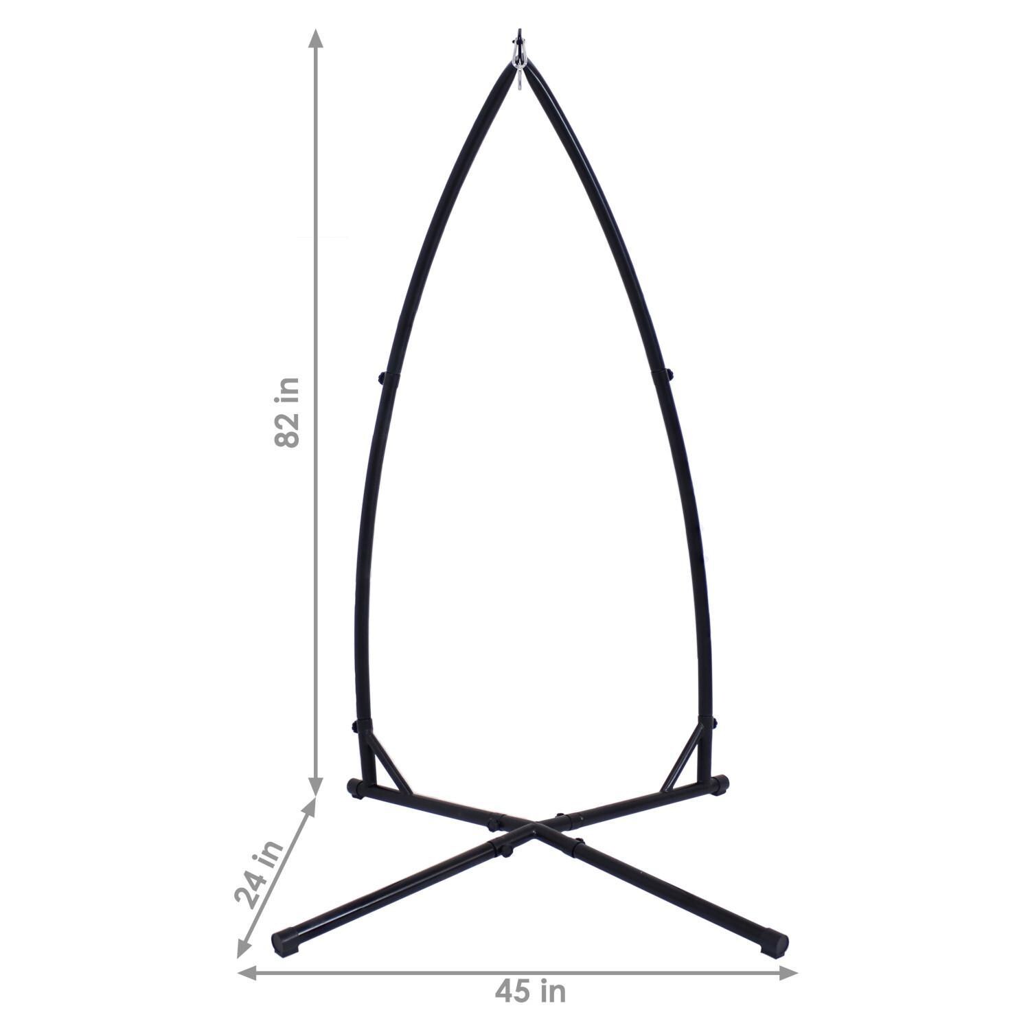 Ultimate Patio Steel X-Stand for Hanging Hammock Chairs