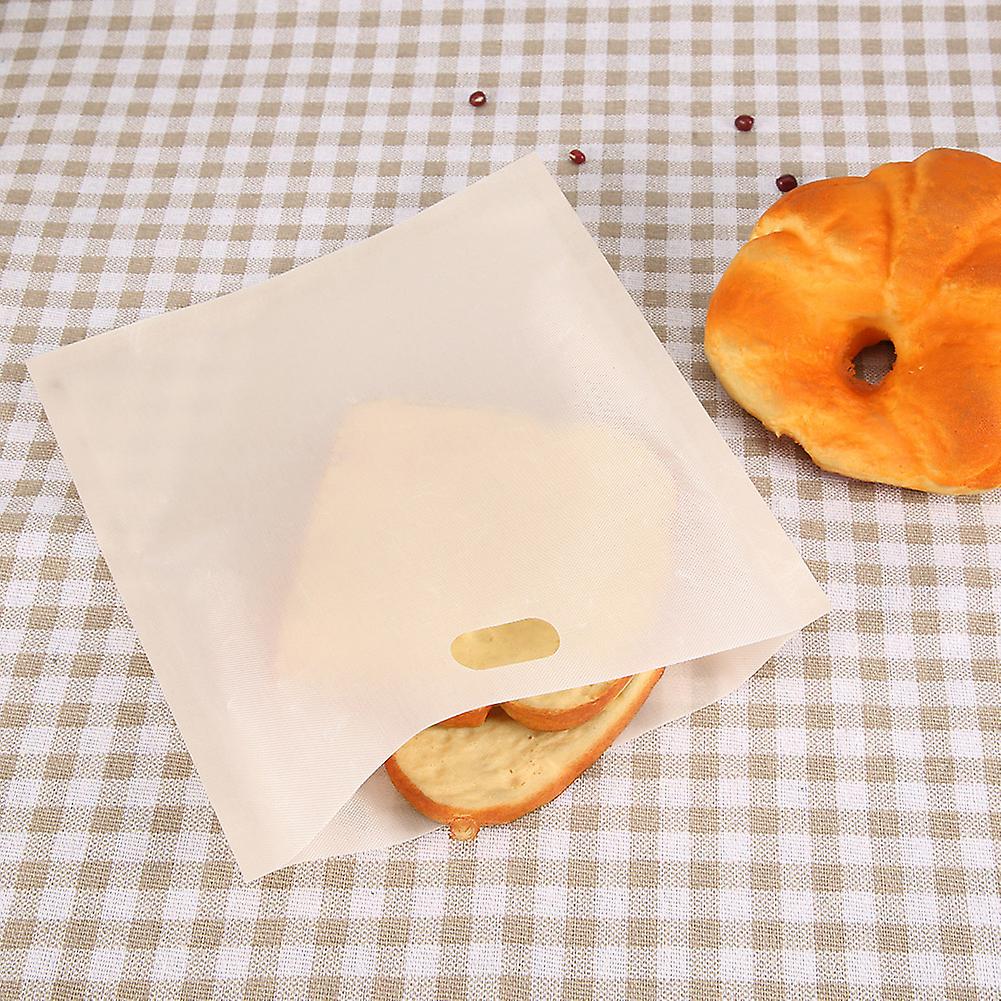 Reusable Non Stick Coated Fiberglass Microwave Heating Pastry Toaster Sandwich Bags (17*19cm)