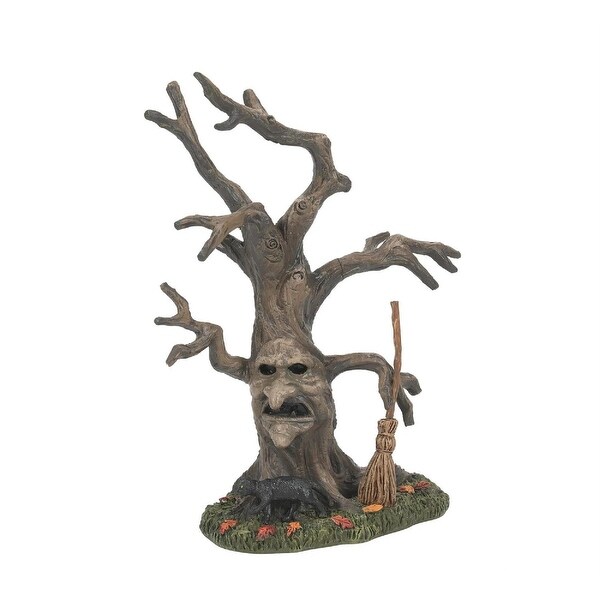 department 56 village halloween accessories scary witch tree #6011473