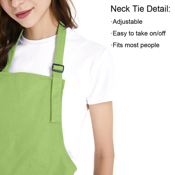 TOPTIE Cotton Canvas Adjustable Apron and Chef Hat...