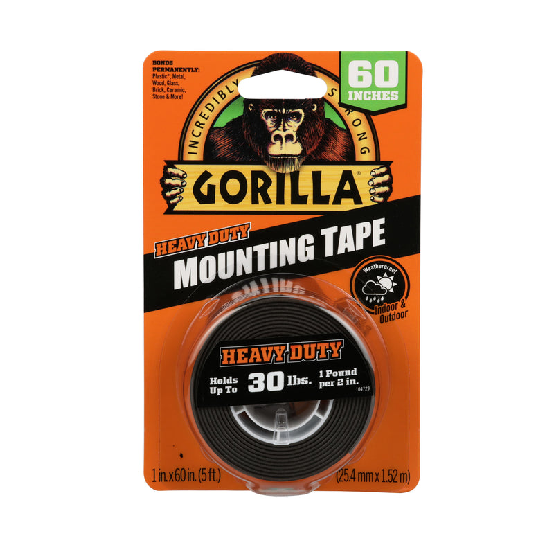 GORILLA MOUNTG TAPE BLK