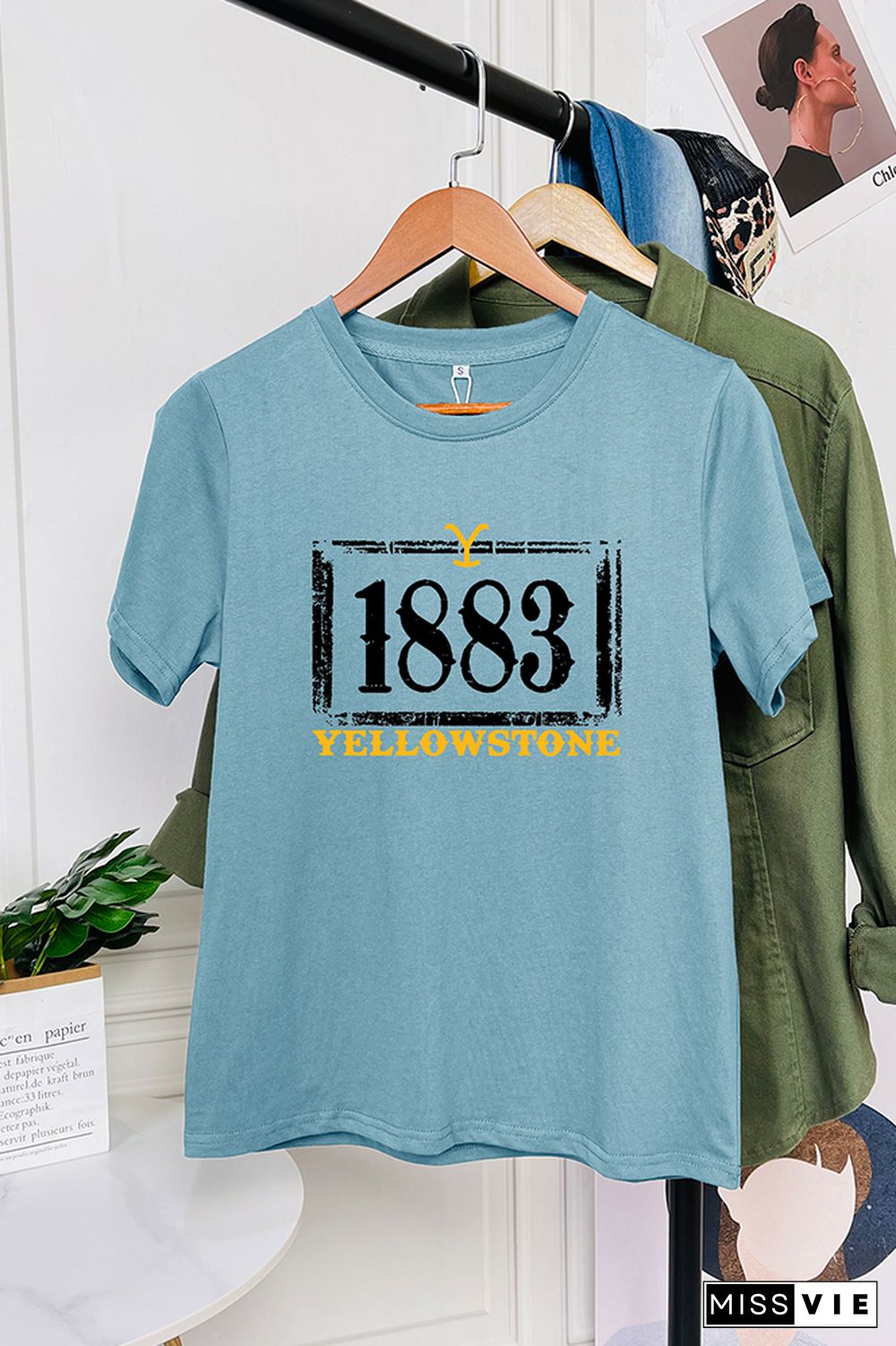 1883 Yellowstone Short Sleeve Graphic Tee Wholesale