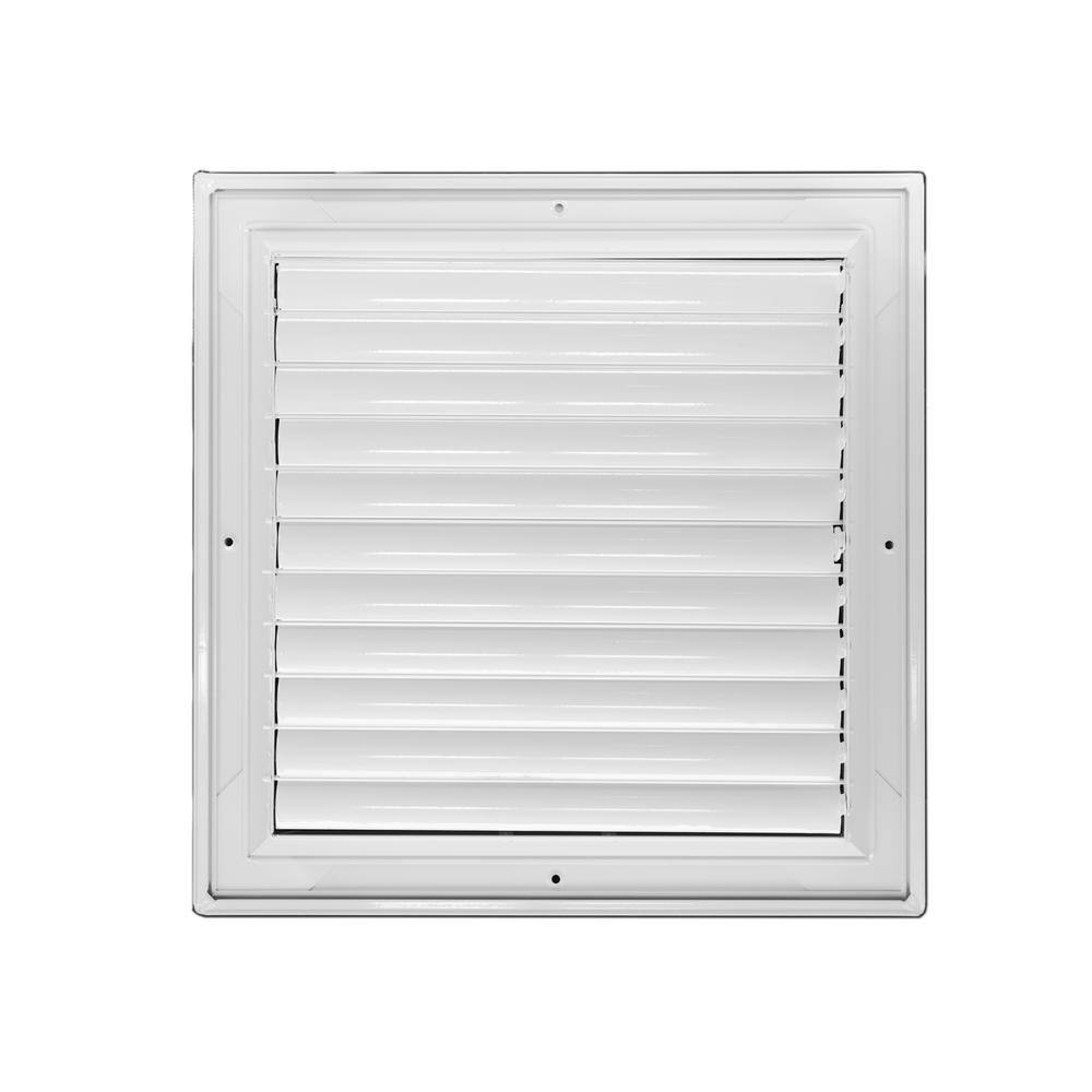 Venti Air 12 in. x 12 in. Aluminum 3-Way DiffuserRegisterGrille for Air Supply HA3D12