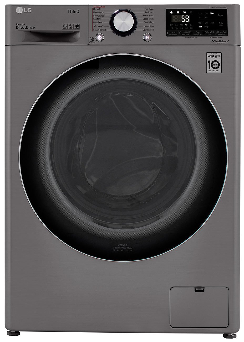 LG 2.4 Cu. Ft. Graphite Steel Compact Front Load Washer and Dryer Combo