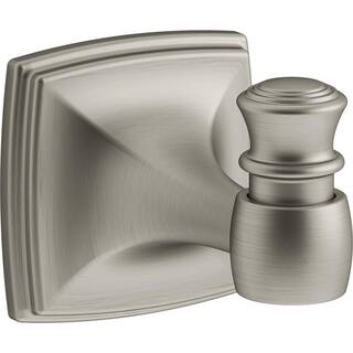 KOHLER Grand Knob Robe Hook in Vibrant Brushed Nickel 26540-BN