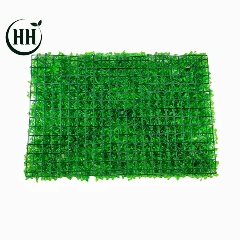 Factory direct supply plastic garden fence boxwood hedge wall panels  vertical gardening