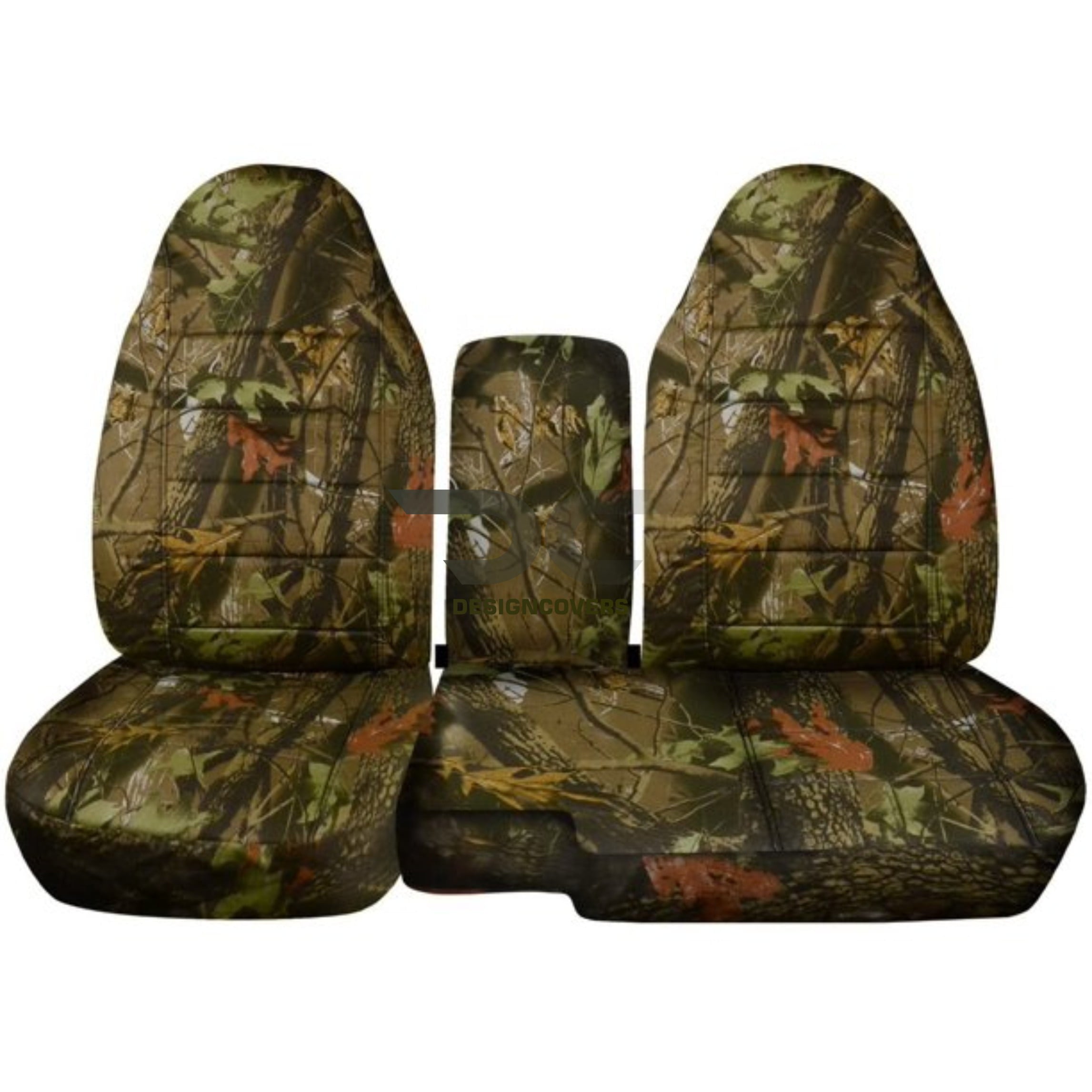 T361-Designcovers Compatible with 1991-1997 Ford Ranger/Mazda B-Series Camo Truck Seat Covers (60/40 Split Bench) w Center Console/Armrest Cover:Solid Console: Camo Real Tree