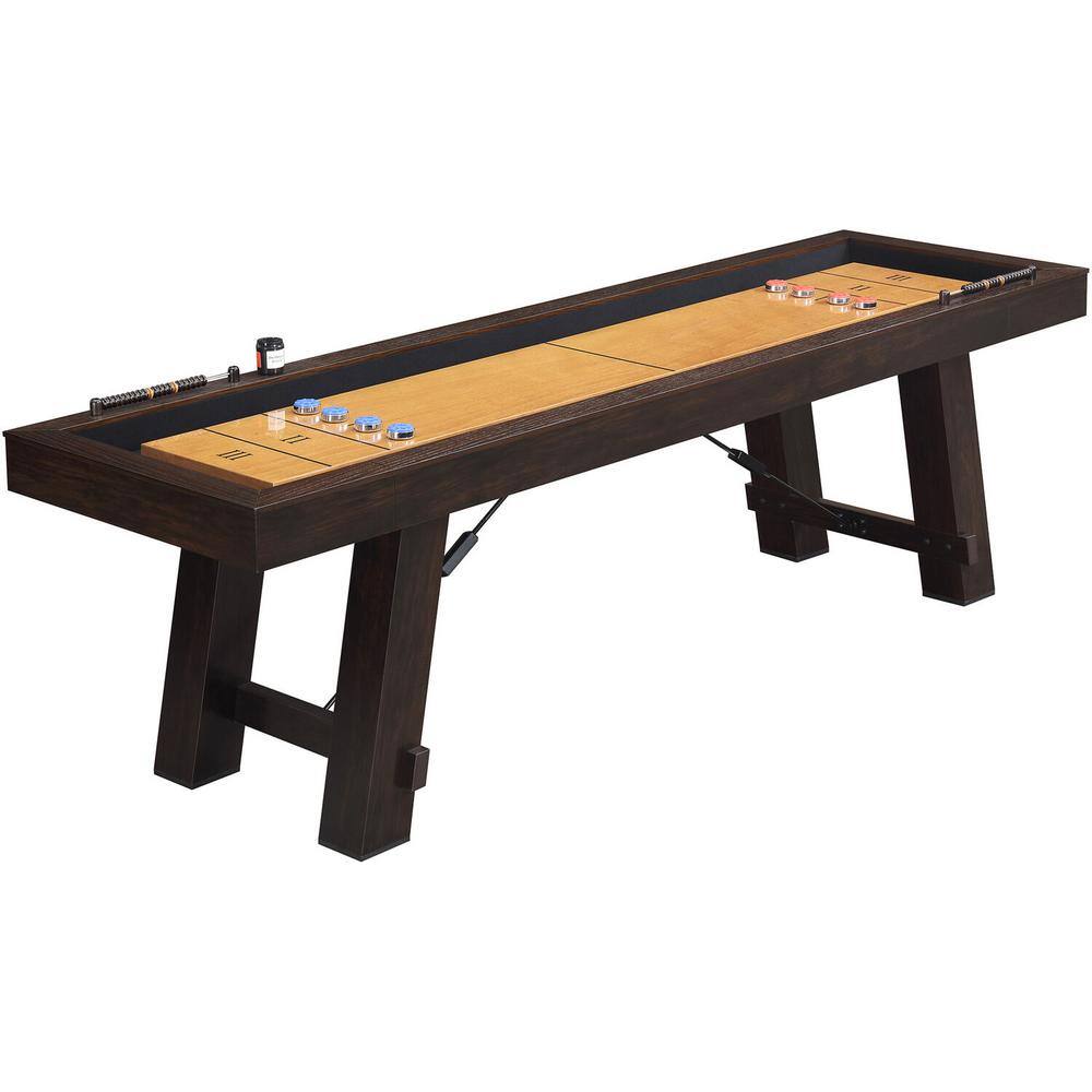 Hanover Butcher Block Shuffleboard Table HGSB01-BRN