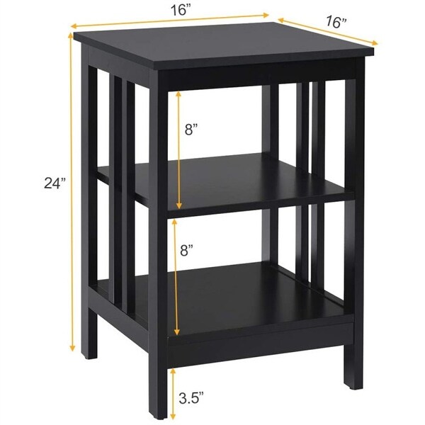 3-Tier End Table Set of 2