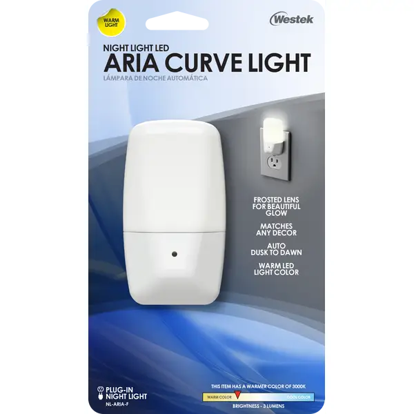 Westek Aria LED Frosted Lens Night Light