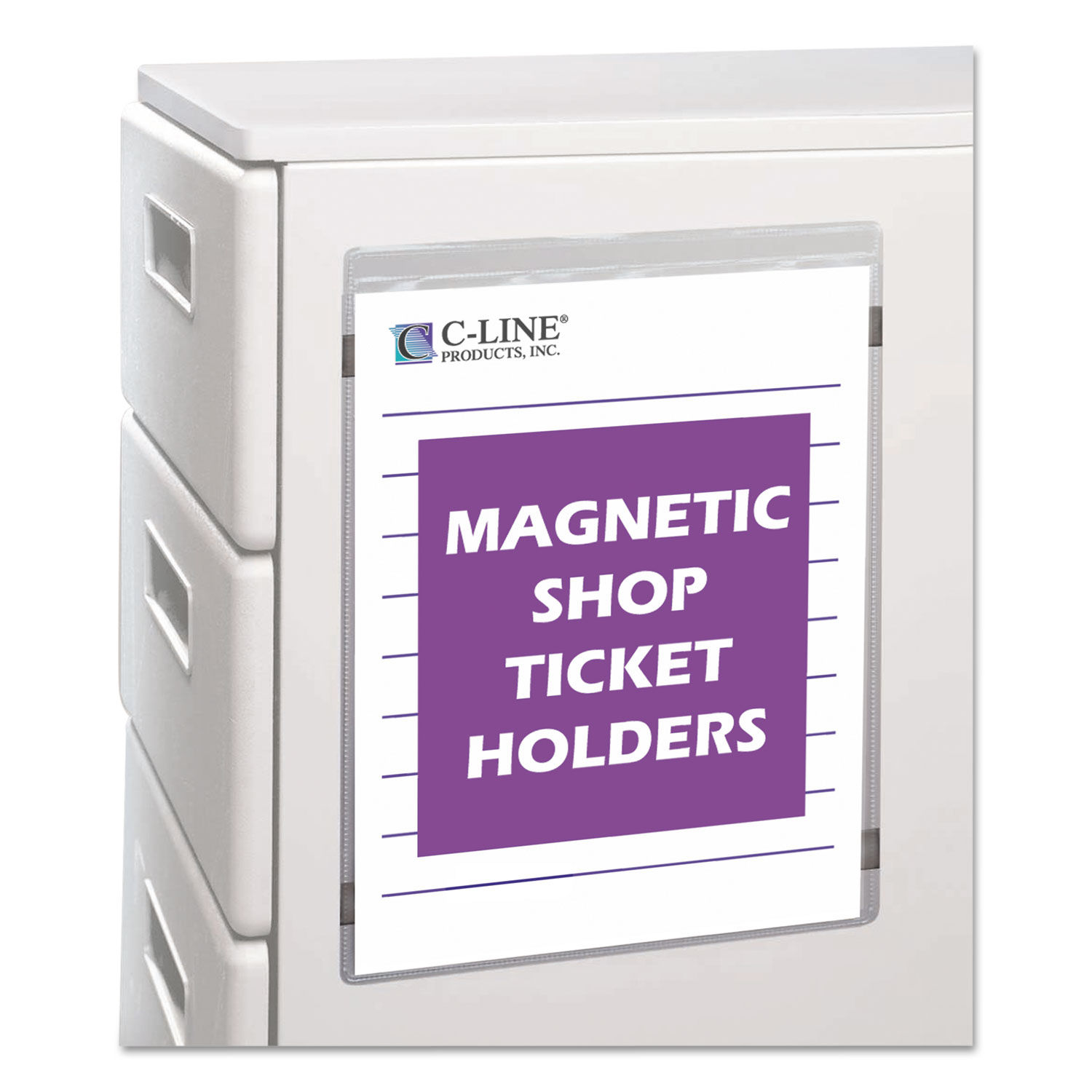 Magnetic Shop Ticket Holders by C-Lineandreg; CLI83912