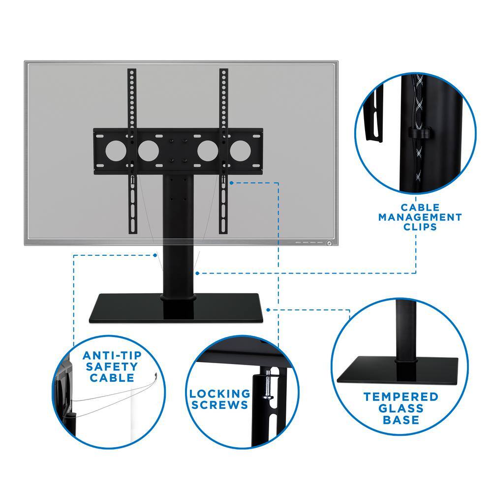 mount-it! Universal Tabletop TV Stand MI-847