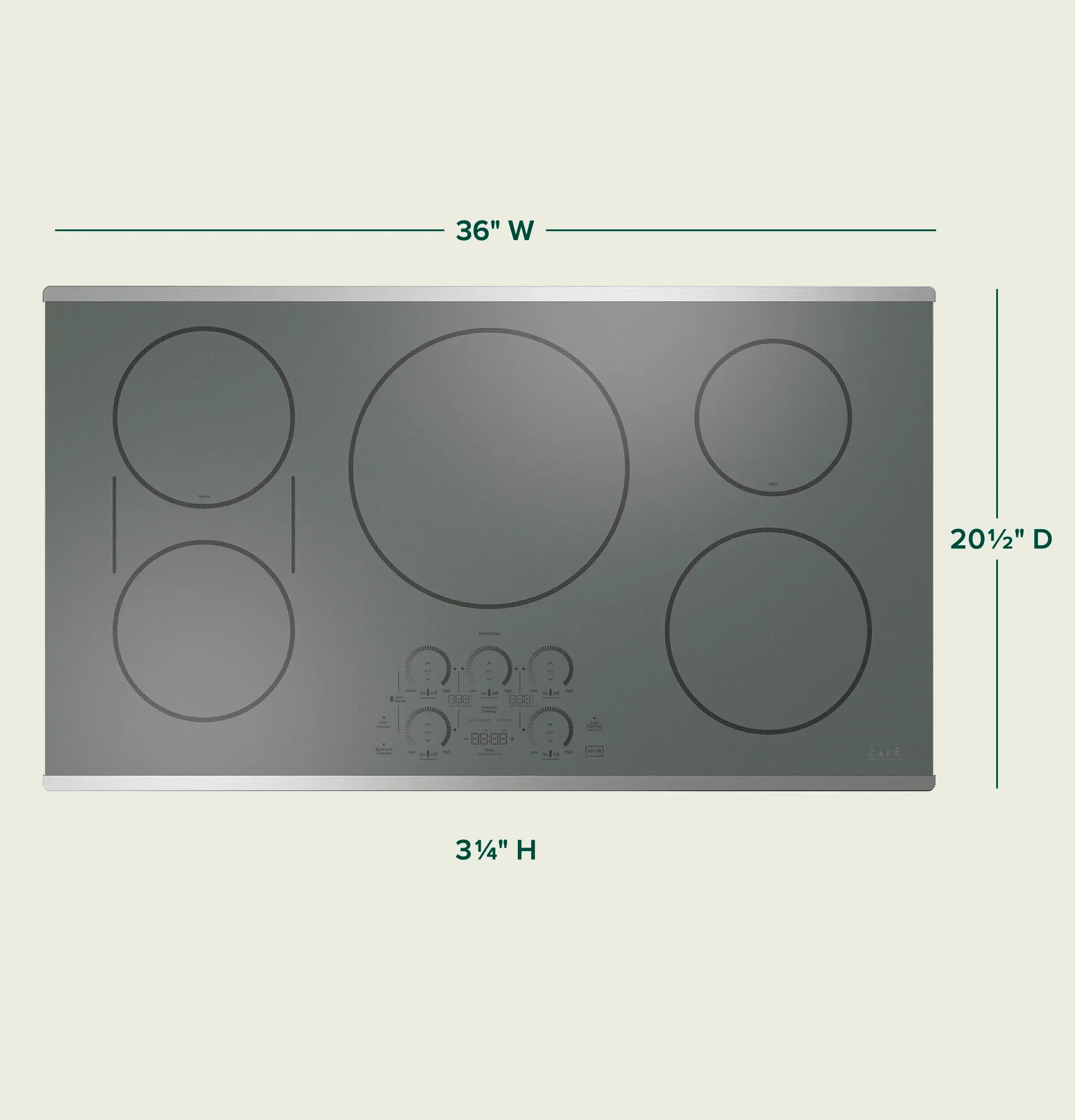 Cafe Electric Cooktop CHP90362TSS