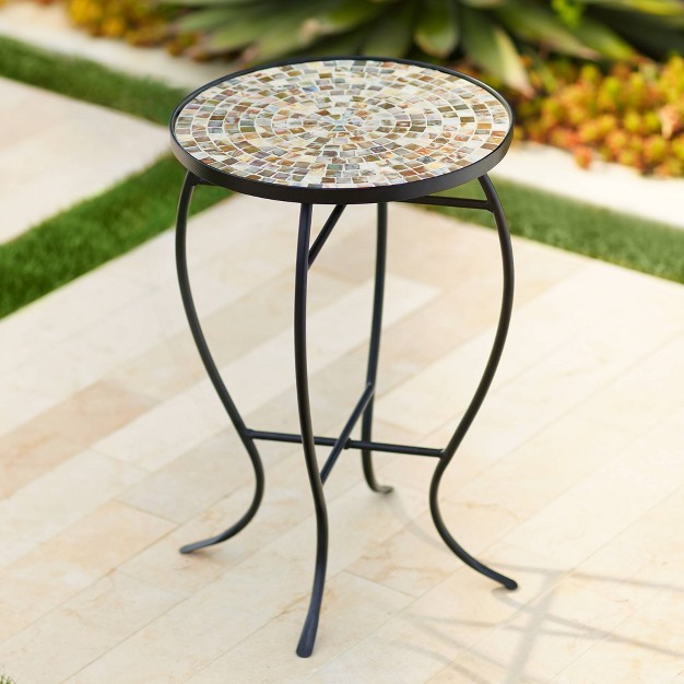 Wide Natural Mosaic Tabletop For Front Porch Patio Home House