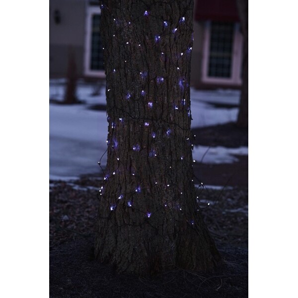 2' x 8' Blue LED Tree Trunk Wrap Christmas Net Lights