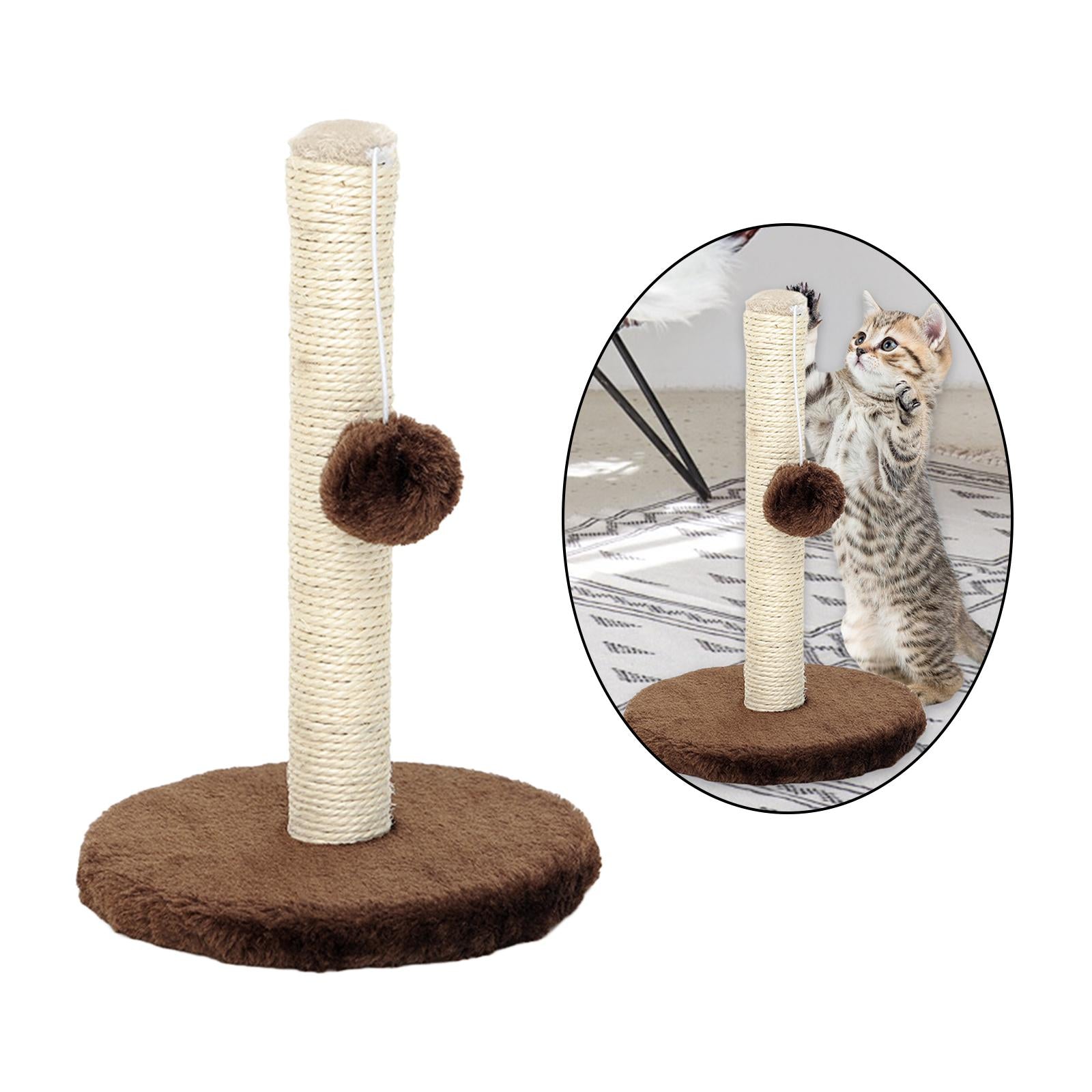 Cat scratching Kitten Cats Scratcher Scratch Poles Climbing Tree Grey