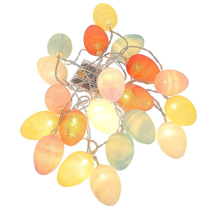 1 Set 20 Leds Easter Egg String Lamp Festival Party String Light (no Battery)