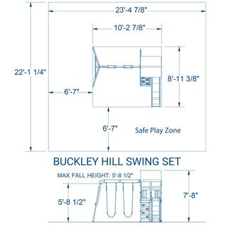 Backyard Discovery Buckley Hill All Cedar Swing Playset 2001046com