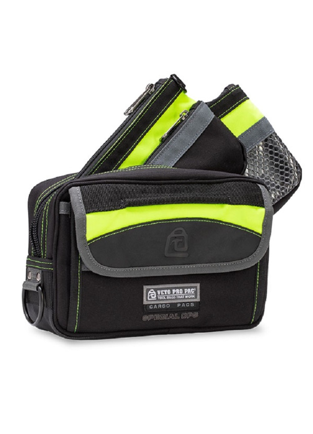 Veto Pro Pac Special Ops Cargo Pack Small with 2 Hi Viz Parts Bags ;