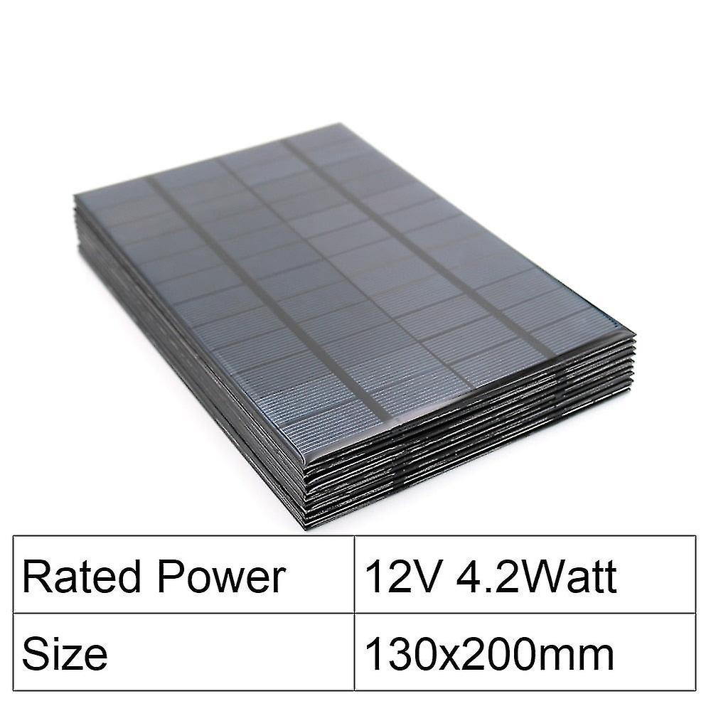 10pcs Solar Panel 12v 1.5 2 3 5 7 W Mini Solar System Diy Outdoor Battery Cell Phone Chargers Portable Solar Cell 1.5w 18650