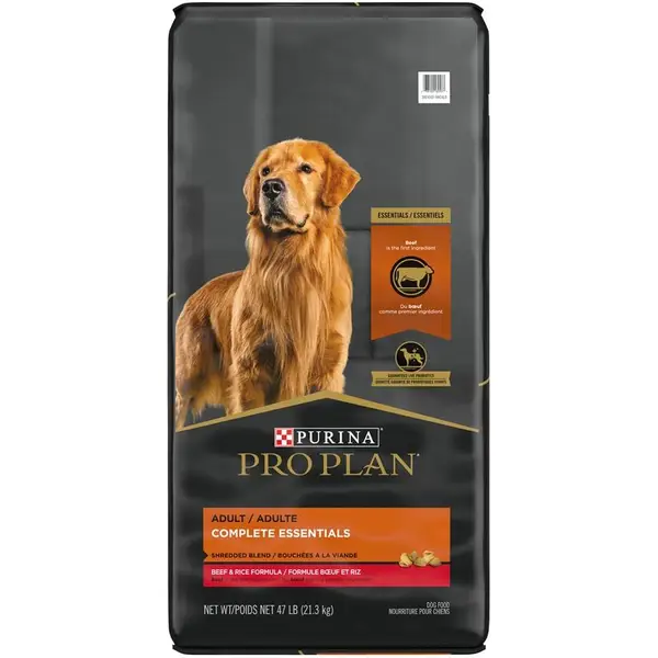 Purina Pro Plan 47 lb Shredded Beef/Rice Dog Food