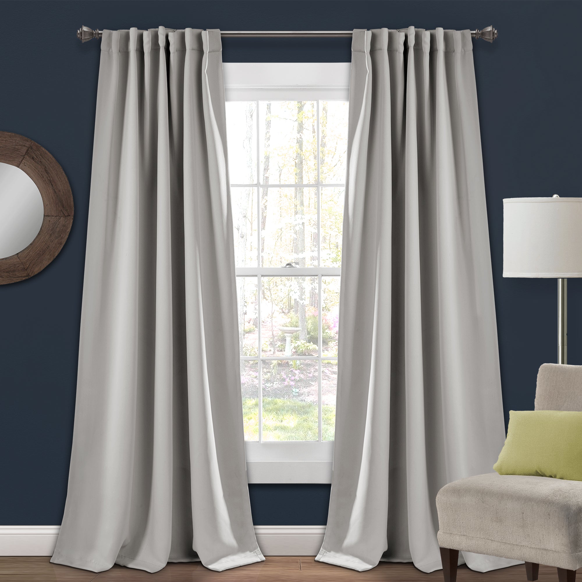 Insulated Back Tab Blackout Curtain Panel Set