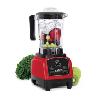 Salton 40.5 oz. 50-Speed Compact Harley Pasternak Red with Stainless Steel Blades Countertop Power Blender BL1638R