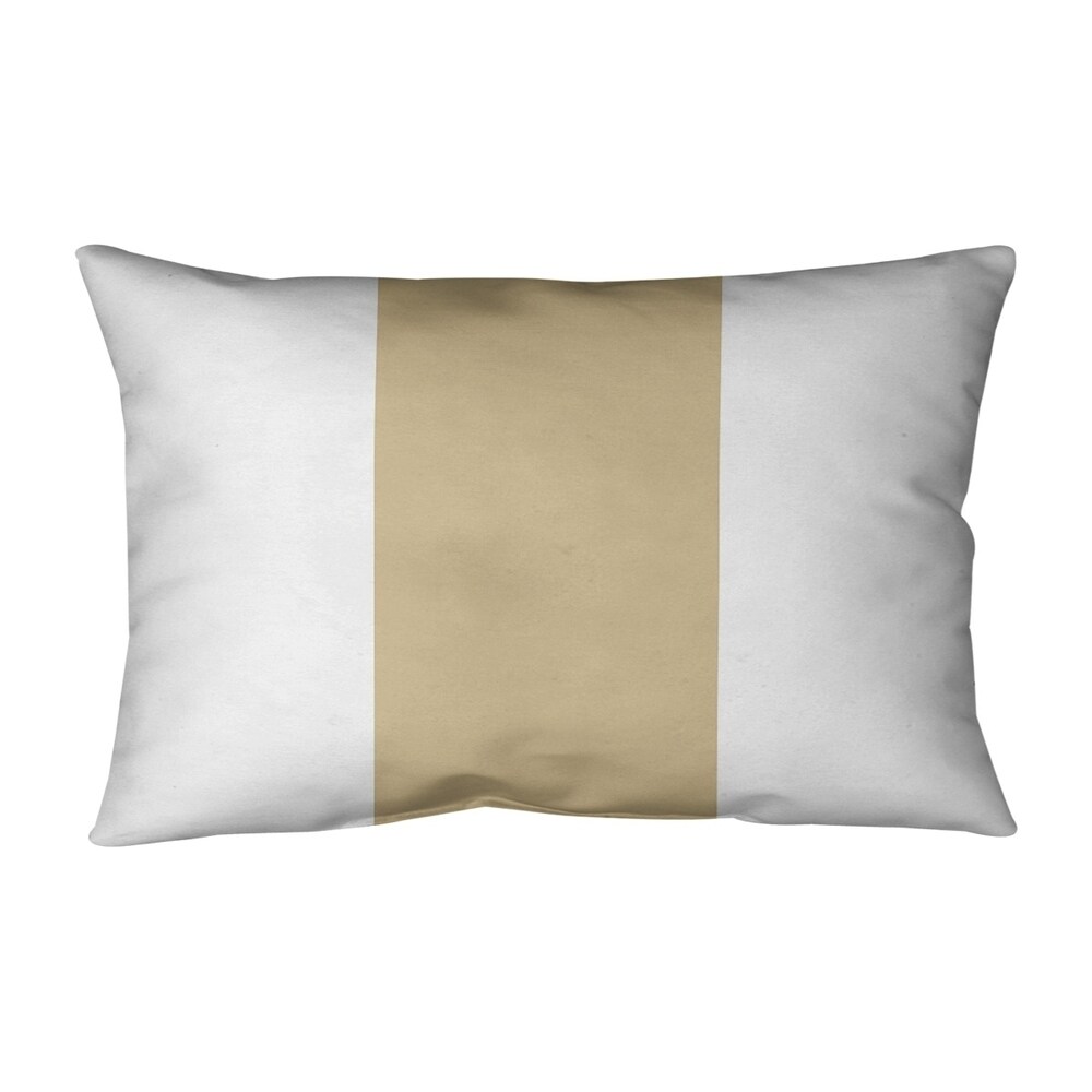 New Orleans New Orleans Football Stripes Pillow (Indoor/Outdoor)