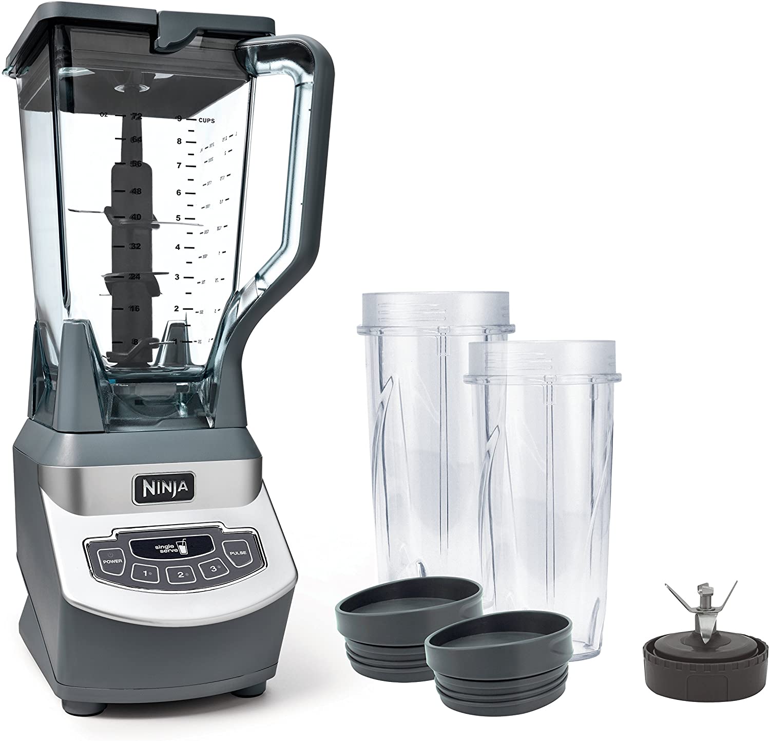 Ninja BL660 Professional Blender with Single Serve Nutri Ninja Cups