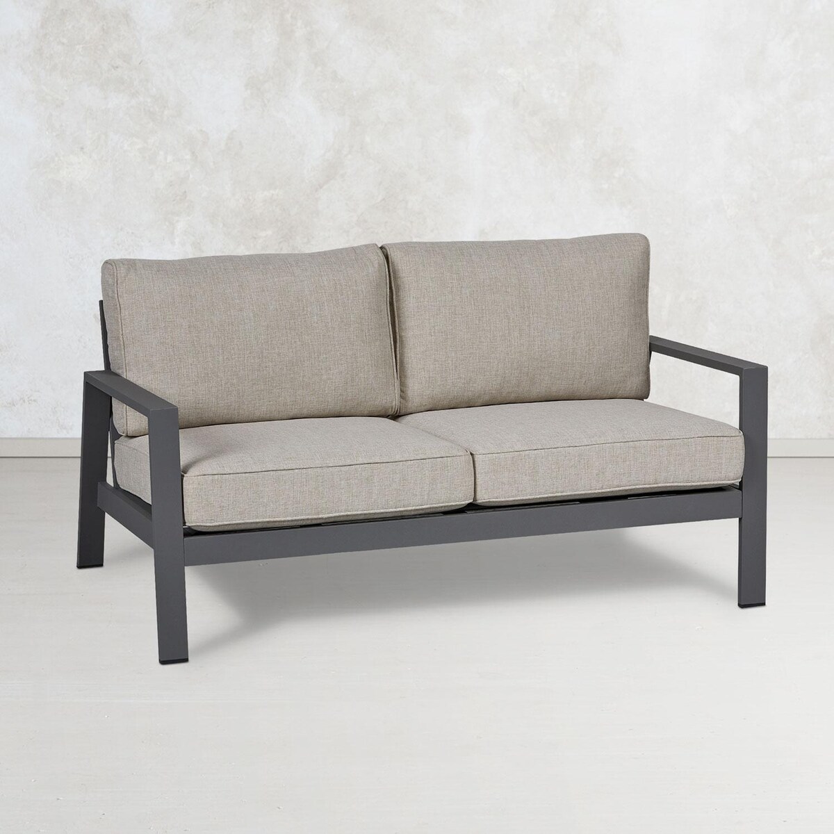 Lakeview Elysian Aluminum Loveseat Sofa