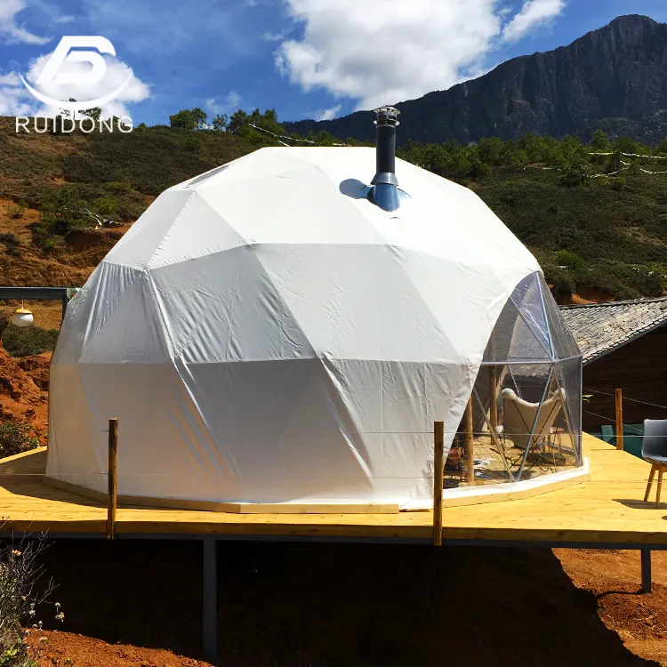 New Design UV Resistant Waterproof Outdoor Hotel Dome Tent House Camping Open Air Glamping Style