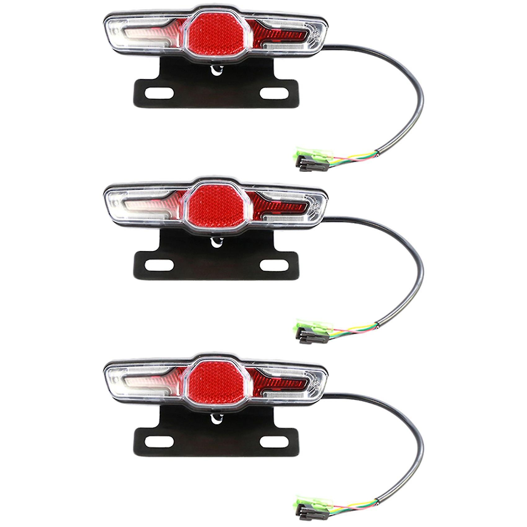 3x Electric Bike 5 Led Rear Light Electric Bicycle E-bike Light