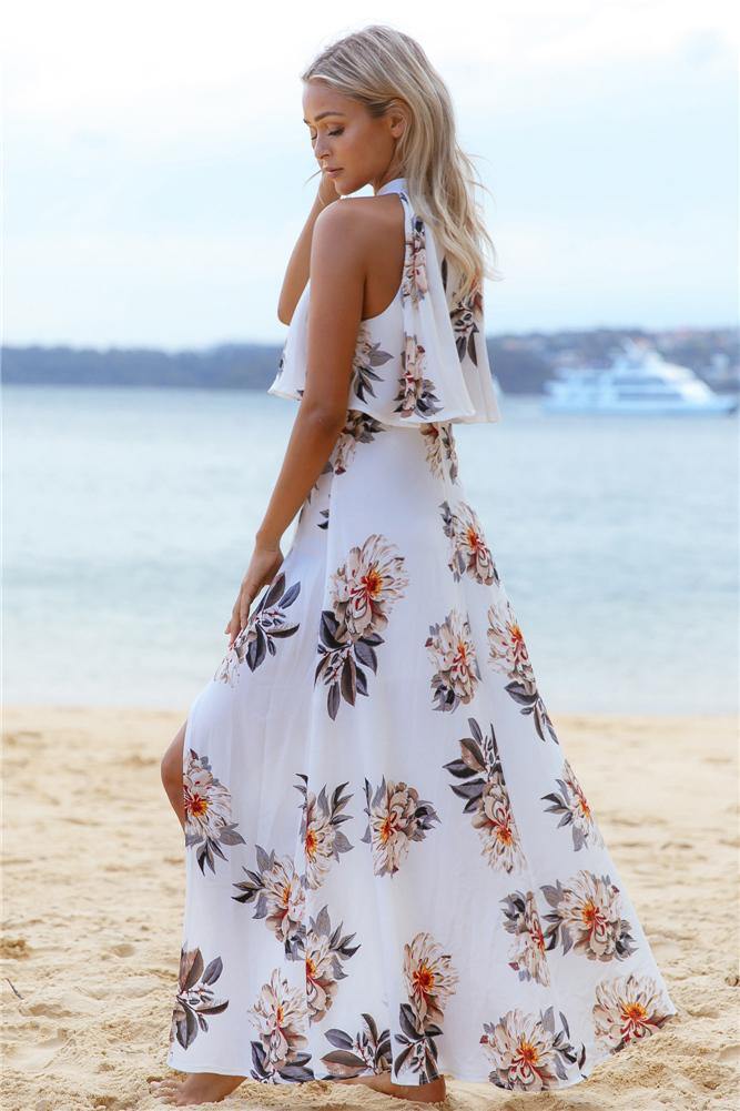 Hawaiian Tropics Maxi Dress