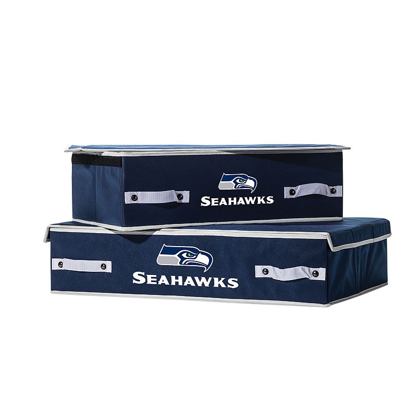 Franklin Sports Seattle Seahawks Large Under-the-Bed Storage Bin