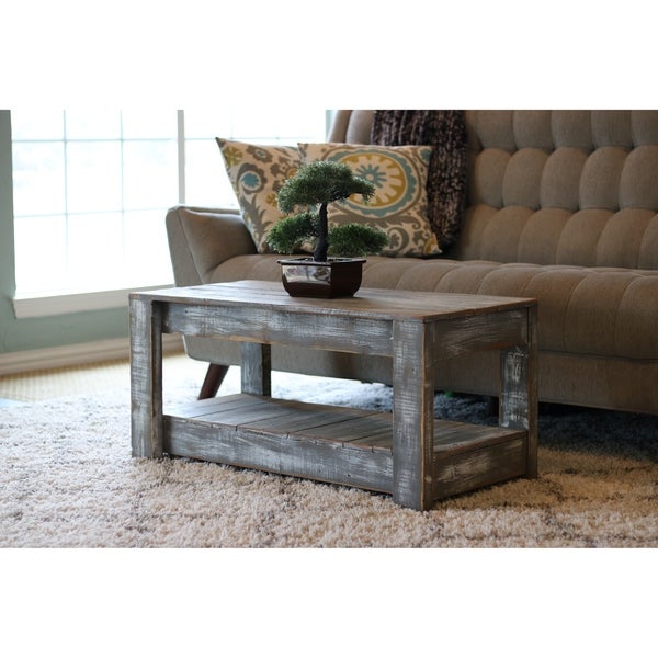 Original Handmade Reclaimed Wood Farmhouse Coffee Table