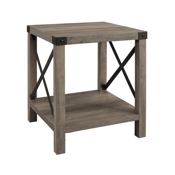 Middlebrook Kujawa 18-inch X-side Accent Table