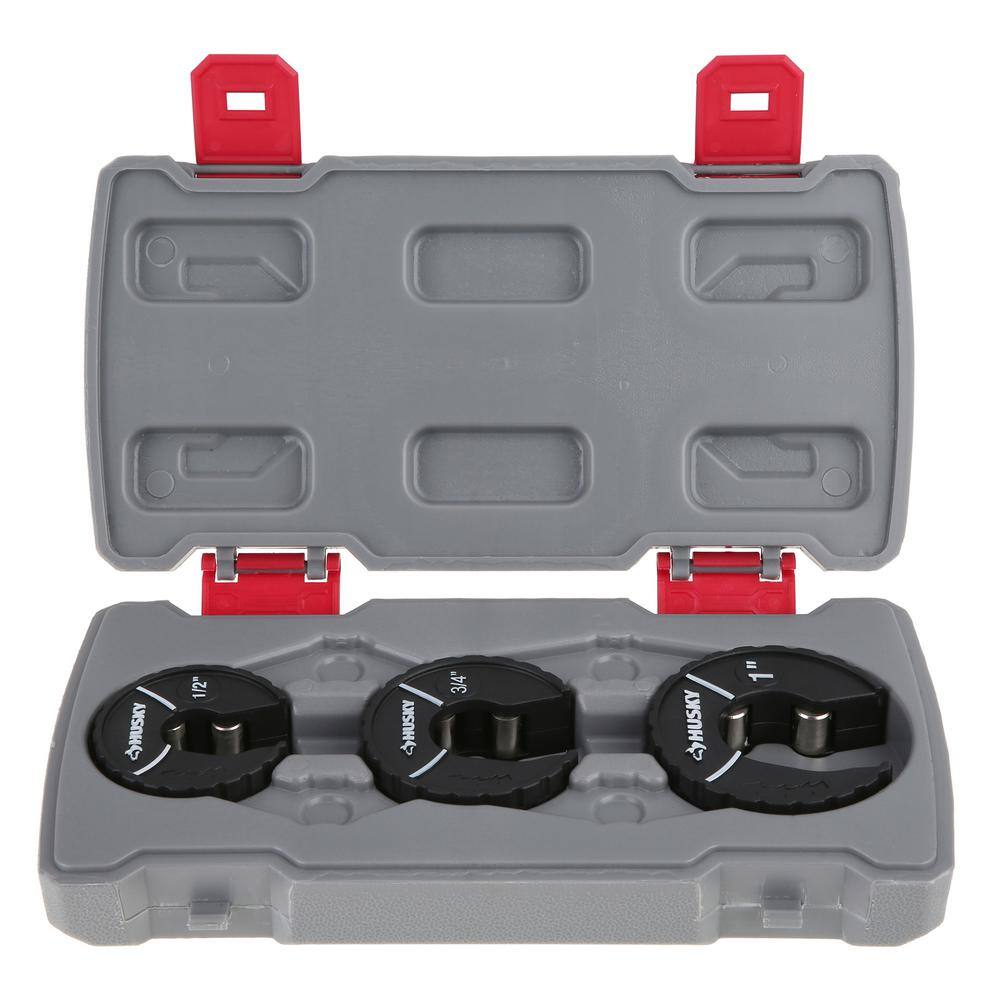 Husky Close Quarters Tubing Cutter Set with Case (3-Piece) 410-013-0111