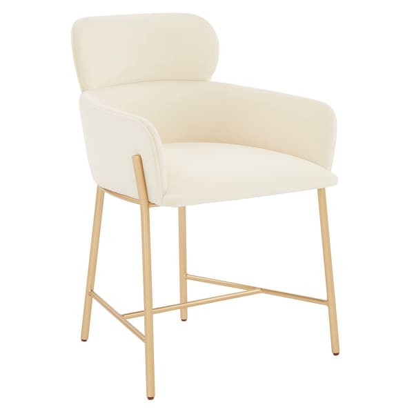 SAFAVIEH Couture Charlize Dining Chair - 22 IN W x 21 IN D x 30 IN H