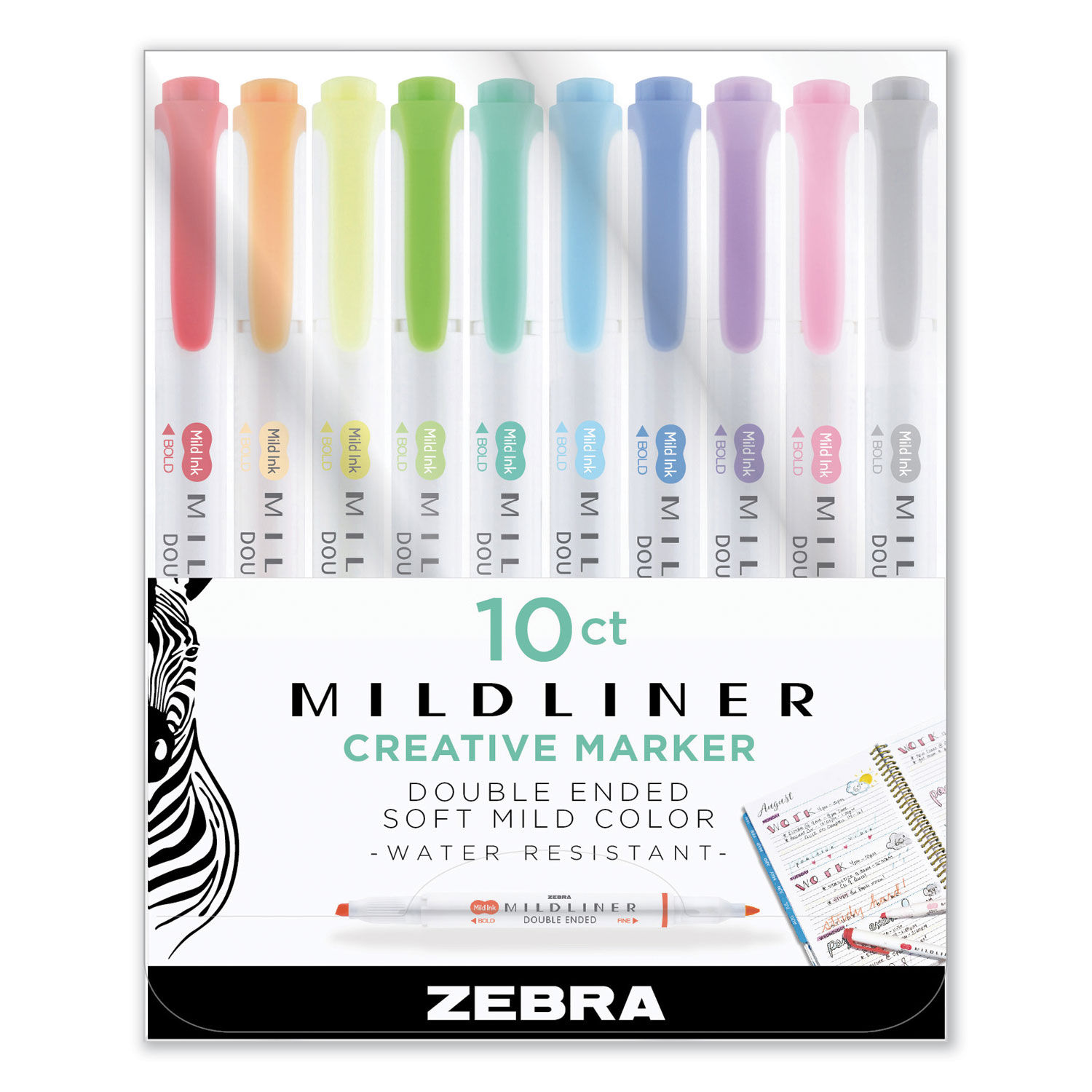 Mildliner Double Ended Highlighter by Zebraandreg; ZEB78101