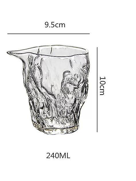 1pcs 240ml Tea Glass Ant Pattern Transparent Glass Glass Mug