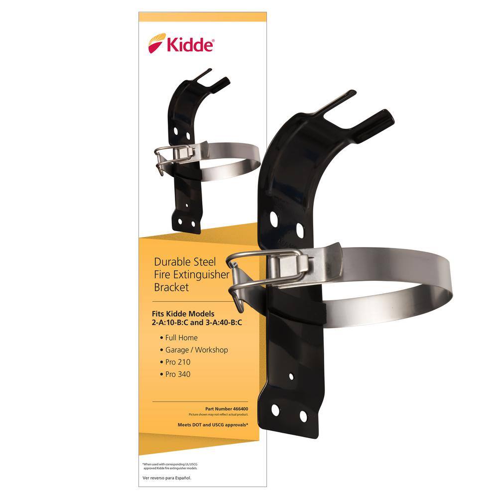 Kidde Multiple Use Fire Extinguisher Mount for 4 and 5 lb. A:B:C Fire Extinguishers 21030938