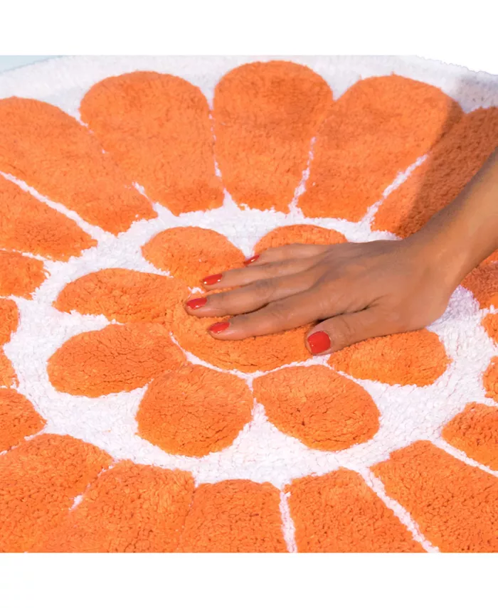 Chesapeake Bursting Flower 2 Piece Bath Rug Set