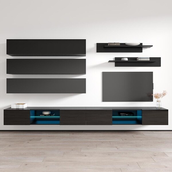 Fly J1 33TV Wall Mounted Floating Modern Entertainment Center