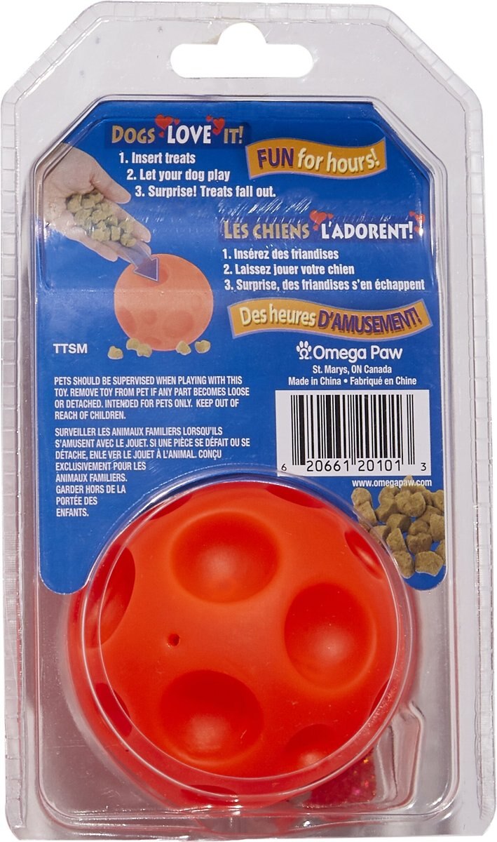 Omega Paw Tricky Treat Ball Dog Toy