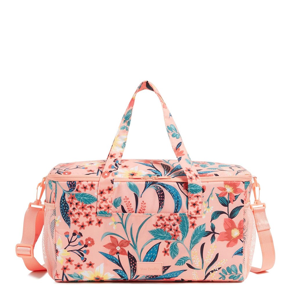 Vera Bradley  Family Cooler in Paradise Bright Coral