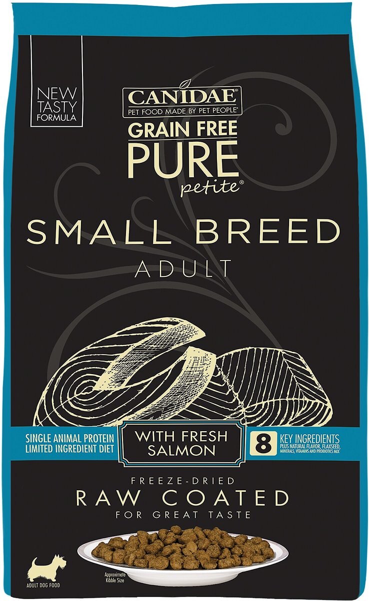 CANIDAE PURE Petite Adult Small Breed Grain-Free with Salmon Dry Dog Food