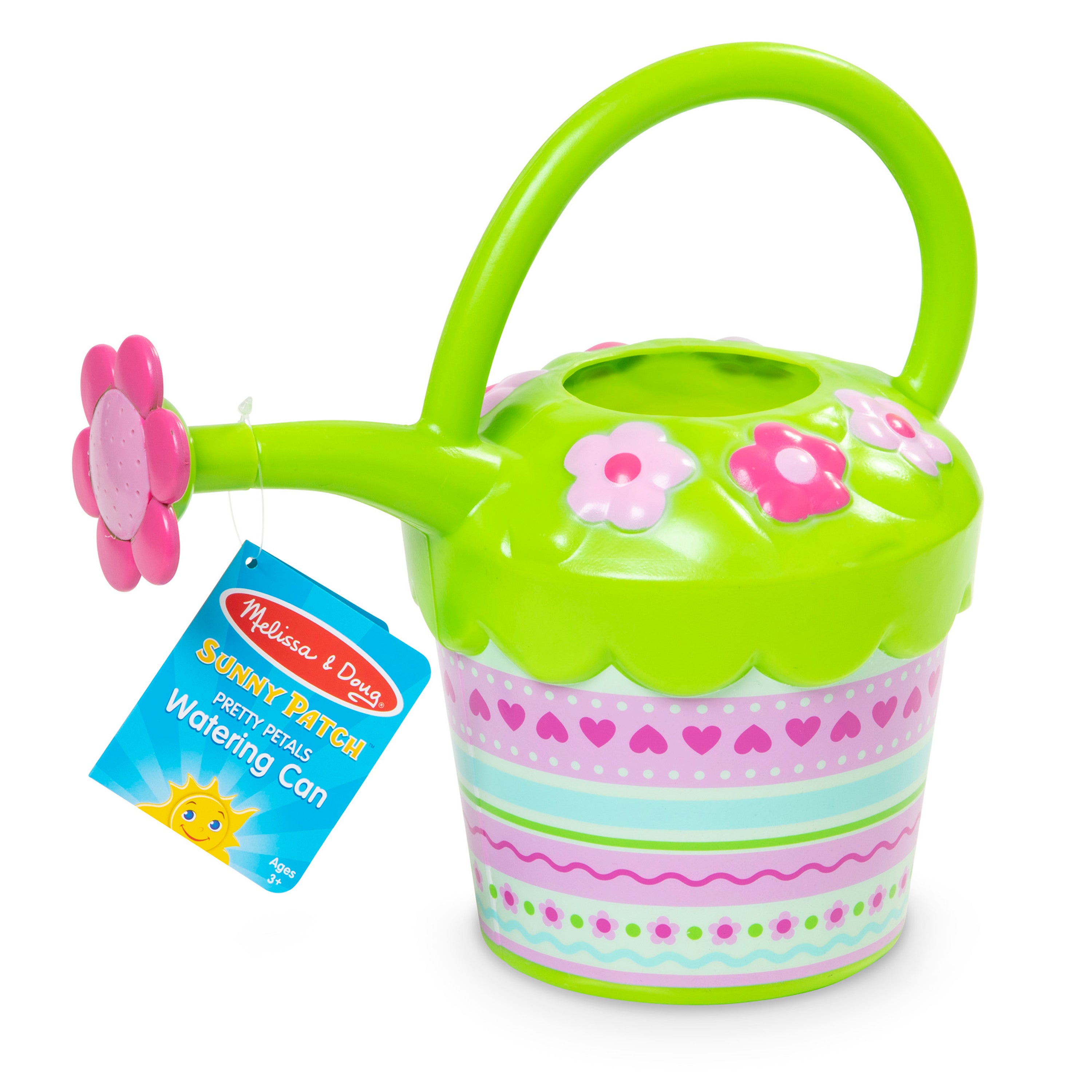 Melissa and Doug Sunny Patch Pretty Petals Flower Watering Can - Pretend Play Toy